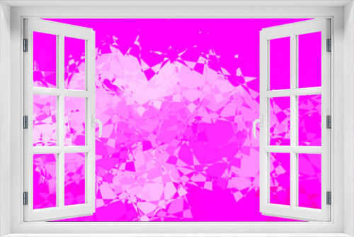 Light Pink vector layout with triangle forms.