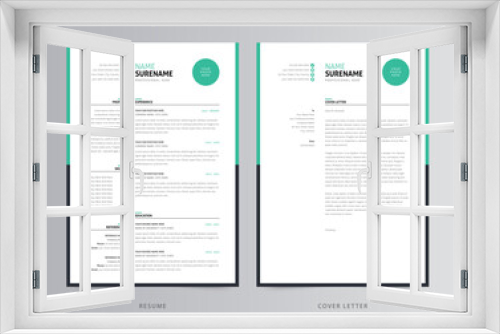 Resume Template, Professional Modern Resume Template, CV Template