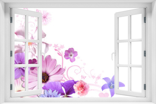 Fototapeta Naklejka Na Ścianę Okno 3D - Blütenarrangement_04