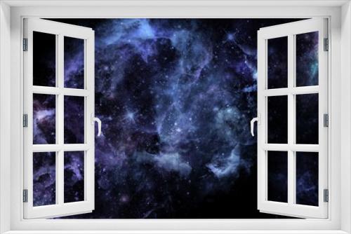 Fototapeta Naklejka Na Ścianę Okno 3D - fantasy space outer sky nebula galaxy background 