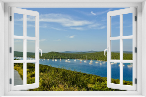 Fototapeta Naklejka Na Ścianę Okno 3D - Ormeggio alle isole Incoronate