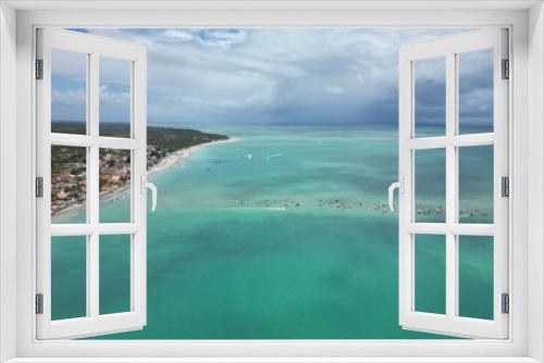 Fototapeta Naklejka Na Ścianę Okno 3D - Beach Maragogi, praia de antunes, Alagoas. Caminho de Moises