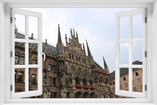 Fototapeta Naklejka Na Ścianę Okno 3D - Munich New Town Hall