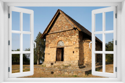 Fototapeta Naklejka Na Ścianę Okno 3D - Panagia tis Asinou byzantine church. Cyprus.