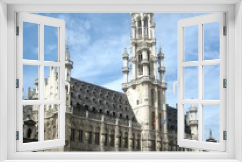 Fototapeta Naklejka Na Ścianę Okno 3D - Brüssel - Rathaus