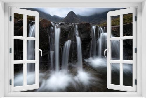 Fototapeta Naklejka Na Ścianę Okno 3D - Fairy Pools Waterfall, Isle of Skye
