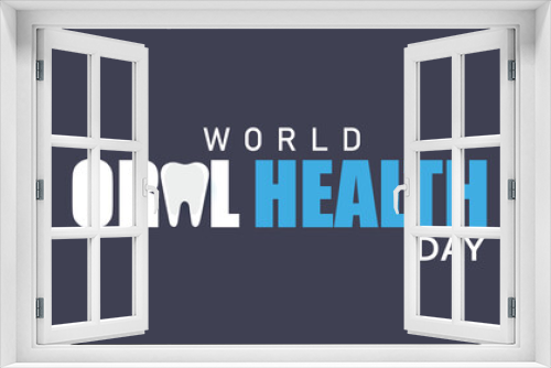 World oral health day. template for background, banner, card, poster