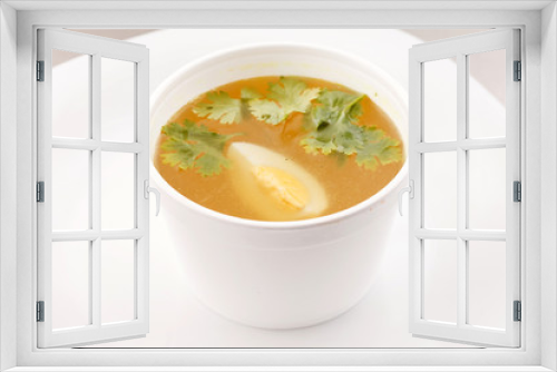 Fototapeta Naklejka Na Ścianę Okno 3D - chicken broth