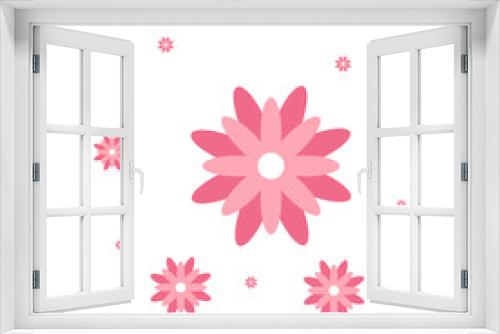 Fototapeta Naklejka Na Ścianę Okno 3D - Pink flower background