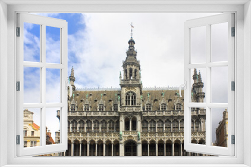 Fototapeta Naklejka Na Ścianę Okno 3D -  Beautiful architecture of Old Town in Brussels, Belgium