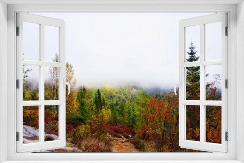 Fototapeta Naklejka Na Ścianę Okno 3D - Parc nationaldes Grands-Jardins, Quebec, Canada