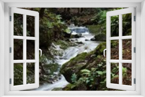 Fototapeta Naklejka Na Ścianę Okno 3D - 広大な滝