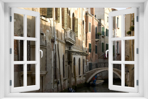 Fototapeta Naklejka Na Ścianę Okno 3D - Venise et ses canaux
