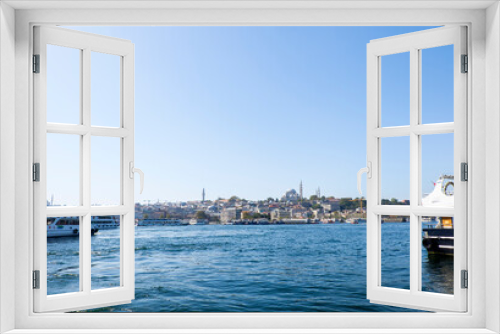 Fototapeta Naklejka Na Ścianę Okno 3D - View of the port