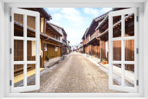 Fototapeta Naklejka Na Ścianę Okno 3D - レトロな日本