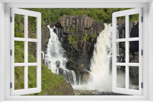 Fototapeta Naklejka Na Ścianę Okno 3D - Pigeon River High Falls