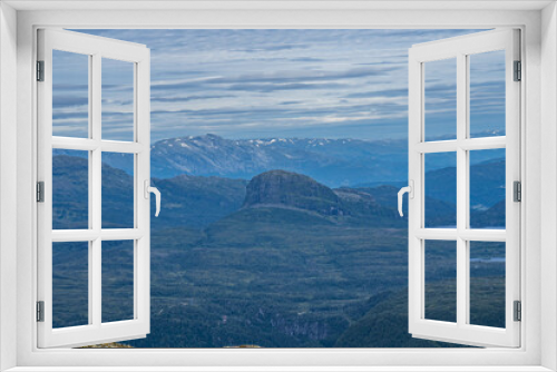 Fototapeta Naklejka Na Ścianę Okno 3D - Oksen in Norway