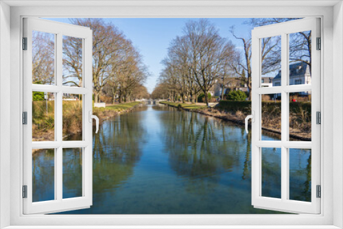 Fototapeta Naklejka Na Ścianę Okno 3D - Lindenthaler Kanal, Köln