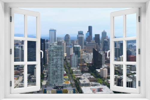 Fototapeta Naklejka Na Ścianę Okno 3D - panoramic view of Seattle, USA