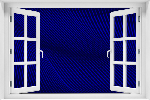 Fototapeta Naklejka Na Ścianę Okno 3D - blue abstract background, 
abstract background, abstract lines, wave line, purple wave, colorful lines, neon light, abstract wallpaper, digital abstract, 3d tech, wave effect, glowing lines 
