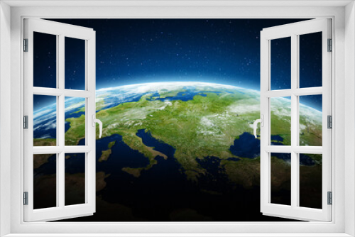 Fototapeta Naklejka Na Ścianę Okno 3D - Europe - planet Earth