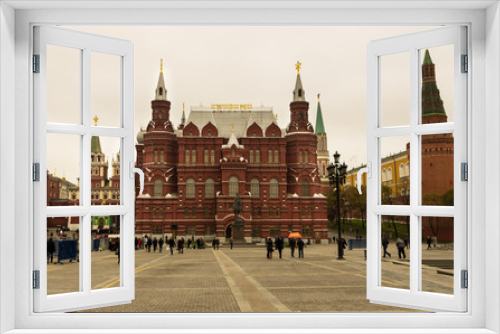 Fototapeta Naklejka Na Ścianę Okno 3D - russian kremlin front side in moscow