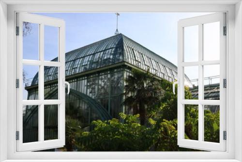 Fototapeta Naklejka Na Ścianę Okno 3D - The Jardin des Serres d'Auteuil which is a botanical garden set within a major greenhouse complex located at the southern edge of the Bois de Boulogne in the 16th arrondissement 