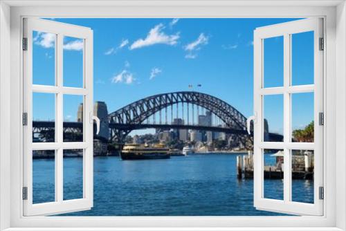 Fototapeta Naklejka Na Ścianę Okno 3D - Sydney Harbour bridge