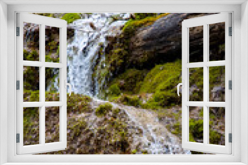 Fototapeta Naklejka Na Ścianę Okno 3D - Wasserfall Bad Urach