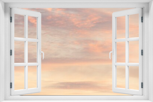 Fototapeta Naklejka Na Ścianę Okno 3D - Airy Pastel Pink Cloudscape