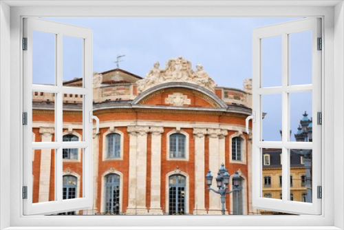 Fototapeta Naklejka Na Ścianę Okno 3D - Hotel de Ville city hall in Toulouse