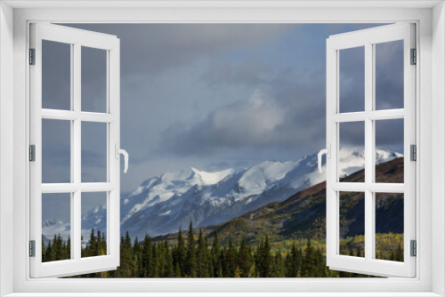 Fototapeta Naklejka Na Ścianę Okno 3D - Mountains in Alaska
