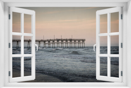 Fototapeta Naklejka Na Ścianę Okno 3D - Ocean Pier 