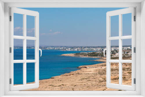 Fototapeta Naklejka Na Ścianę Okno 3D - Strand und Meer bei Ayia Napa auf Zypern