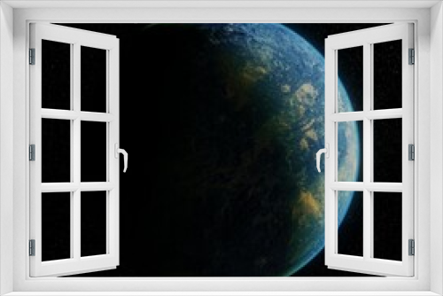 Fototapeta Naklejka Na Ścianę Okno 3D - 3D illustration of an exoplanet.
