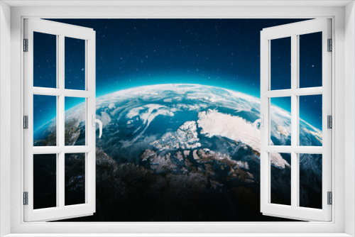 Fototapeta Naklejka Na Ścianę Okno 3D - Planet Earth Arctic