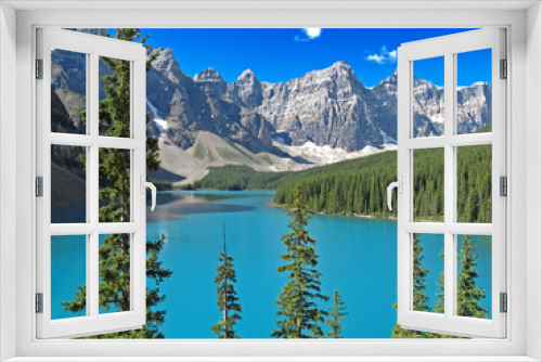 Fototapeta Naklejka Na Ścianę Okno 3D - Emerald Lake, Alberta, Canada