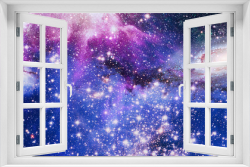 Fototapeta Naklejka Na Ścianę Okno 3D - Galaxy and light. Planets, stars and galaxies in outer space showing the beauty of space exploration. The elements of this image furnished by NASA.
