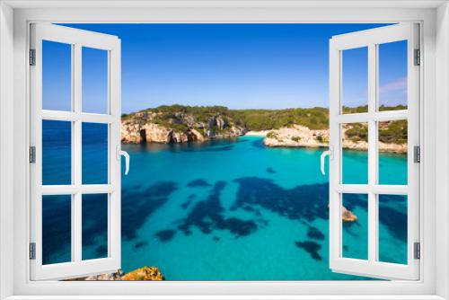 Fototapeta Naklejka Na Ścianę Okno 3D - Cala Macarella Macarelleta Cituradella in Menorca Balearic