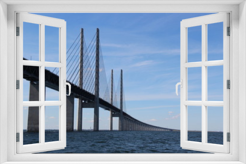 Fototapeta Naklejka Na Ścianę Okno 3D - Öresund Brücke - Verbindung zwischen Dänemark und Schweden