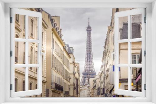 Fototapeta Naklejka Na Ścianę Okno 3D - Paris and the Eiffel Tower, France