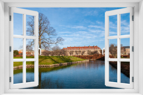 Fototapeta Naklejka Na Ścianę Okno 3D - Rosenborg Palace Gardens in Copenhagen, Denmark
