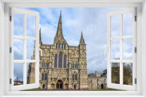 view of Salisbury Cathedral Wiltshire England