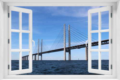 Fototapeta Naklejka Na Ścianę Okno 3D - Öresund Brücke - Verbindung zwischen Dänemark und Schweden