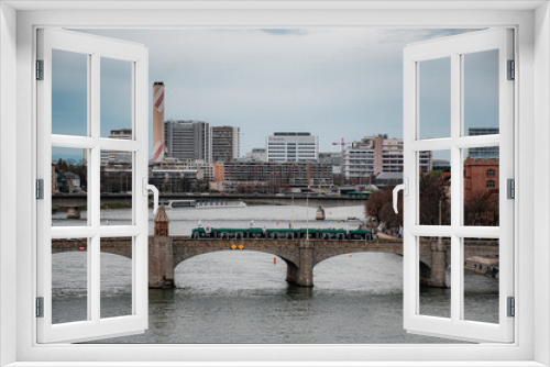 Fototapeta Naklejka Na Ścianę Okno 3D - bridge over the rhine river