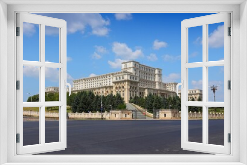 Fototapeta Naklejka Na Ścianę Okno 3D - Bucharest - Palace of Parliament