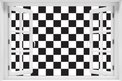 Check board background. Race flag. Finishing flag. checkered flag. Black and white checkered flag. Vector Illustration Isolated on White Background.