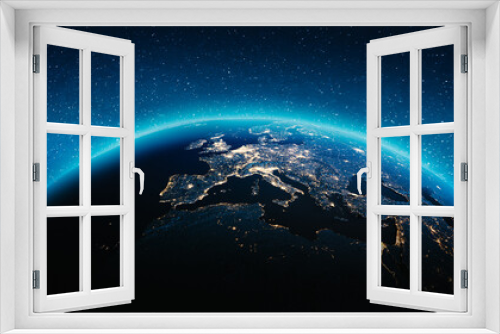 Fototapeta Naklejka Na Ścianę Okno 3D - Planet Earth - Europe