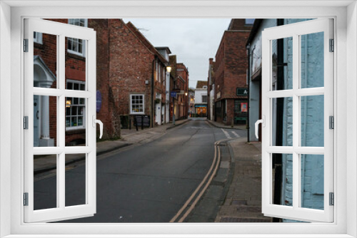 Fototapeta Naklejka Na Ścianę Okno 3D - Chichester, West Sussex streets in England, Uk