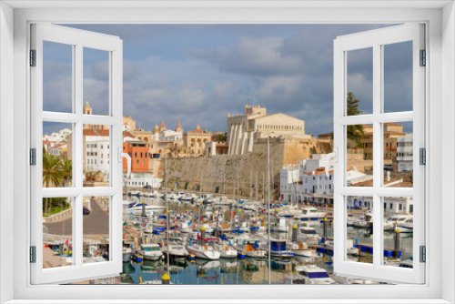 Fototapeta Naklejka Na Ścianę Okno 3D - Puerto de Ciudadela, Menorca 